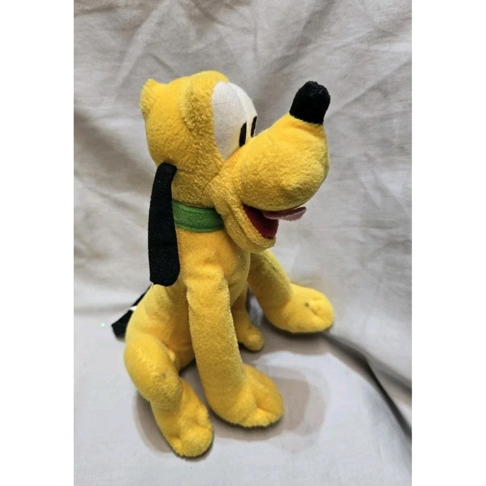 Disney Store Pluto Plush Dog Standing Stuffed Animal 7
